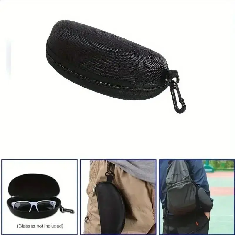 Funda protectora portátil con cremallera para gafas de sol - imagen 2