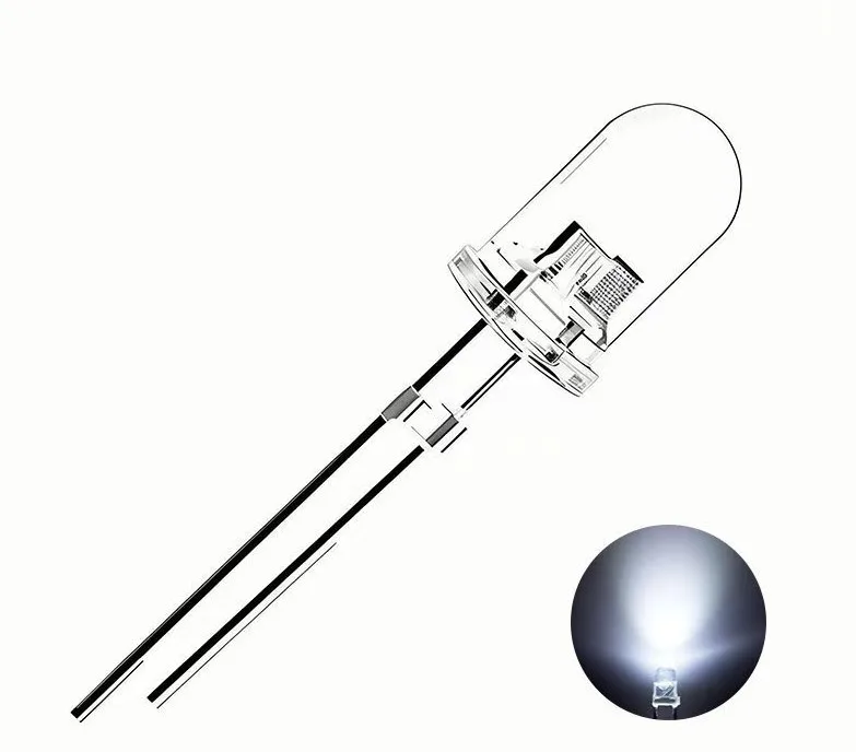 أضواء مؤشر LED SMD لوحة إعلانات التصحيح الإدراج المباشر LED صمام ثنائي باعث للضوء F3mm الخرز