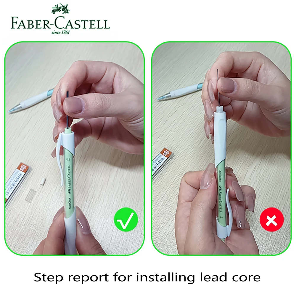 Faber-castell-lápiz mecánico c - Faber-Castell Pencil Grip reseña y precio