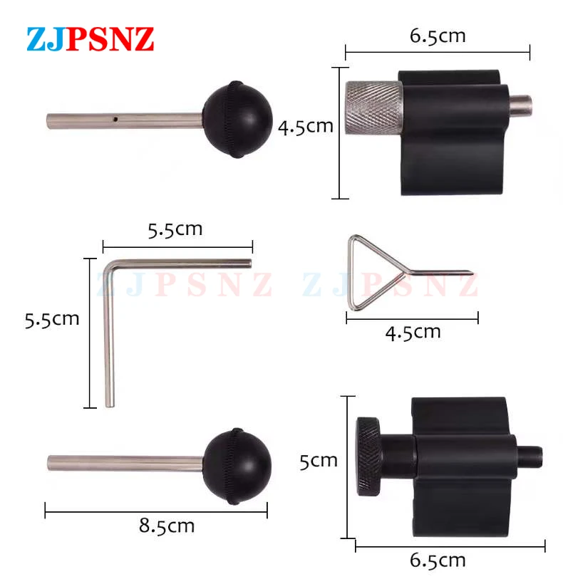 Cronometragem do motor diesel do carro, travamento do virabrequim, auto jogos de ferramentas para VW Golf, VAG, 1.2D, 1.4D, 1.9D, 2.0D, TDI, PD,