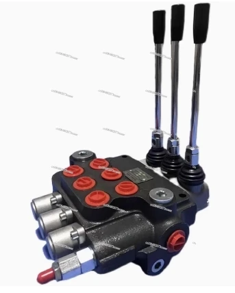 High Performance P80 Hydraulic Directional Control Valve with 3 Spool and 21GPM Flow, Designed for Construction Machinery