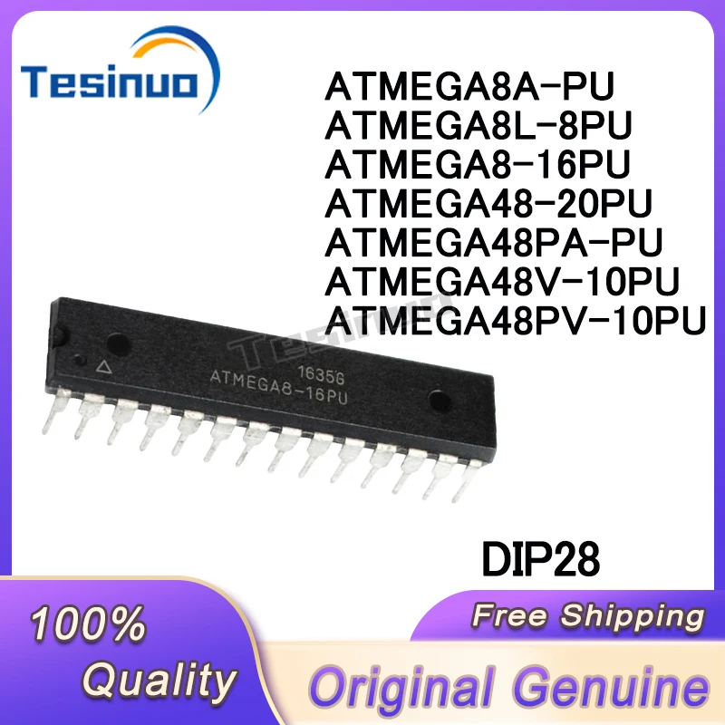 1/PCS New Original ATMEGA8A-PU ATMEGA8L-8PU ATMEGA8-16PU ATMEGA48-20PU ATMEGA48PA-PU ATMEGA48V-10PU ATMEGA48PV-10PU In Stock