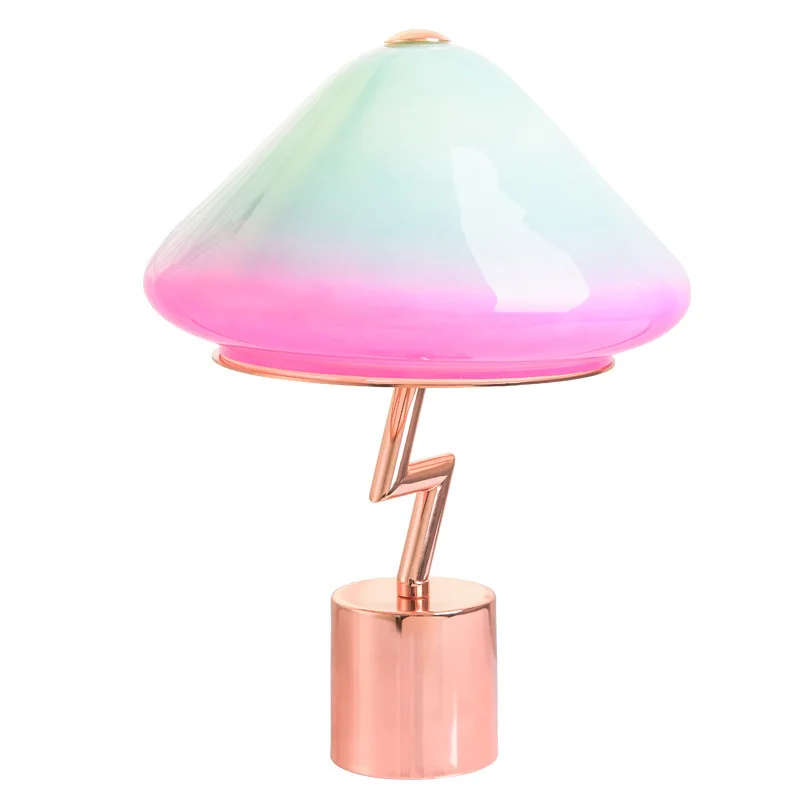 

Nordic Girl Table Lamp Princess Room Cute Romantic Dreamy Color Modern Minimalist Bedroom Bedside Lamp