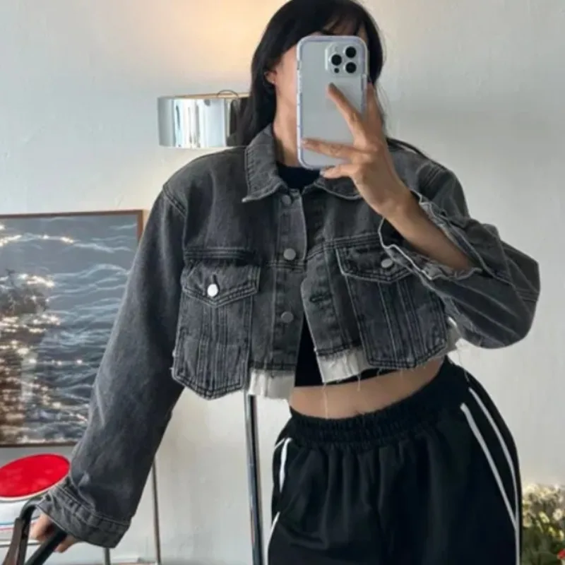 

Женское весенне-осеннее новое пальто в Корейском стиле в стиле ретро, нерегулярное пальто на одной пуговице, топ