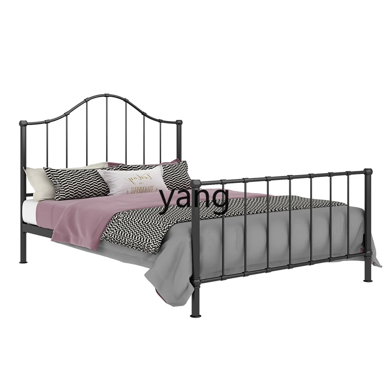 

lmm Iron Art Double Loft Bed Duplex Modern Simple Iron Bed Stainless Steel Bed Customization