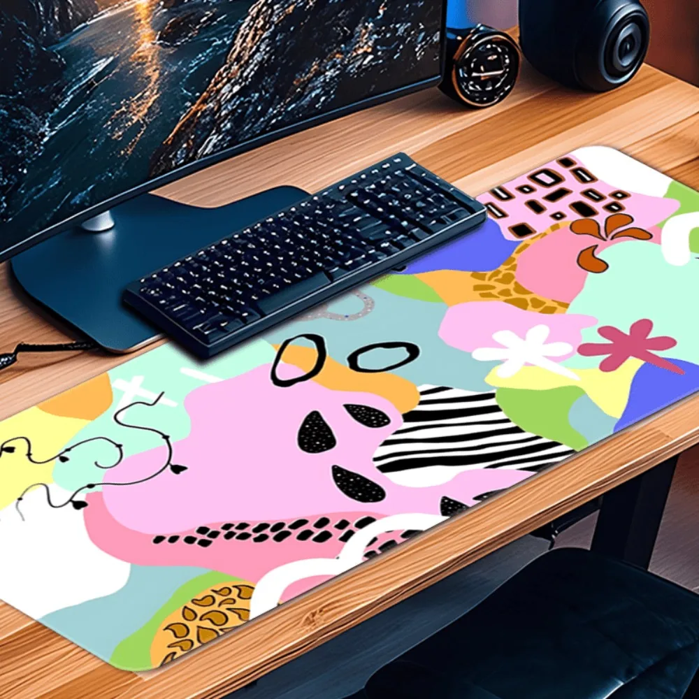 An abstract color design mouse pad accesorios para escritorio desk accessories organizers and trays alfombrillas para escritorio