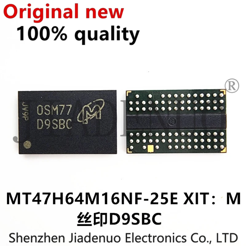 (1-2pcs)100% original New MT47H64M16NF-25E XIT:M  D9SBC BAG Chipset