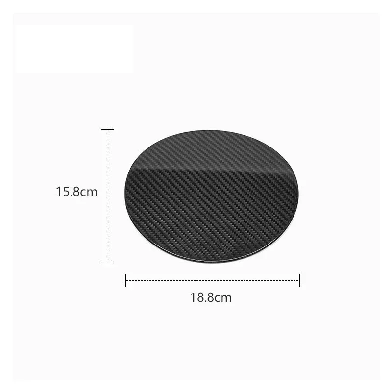 For SUBARU WRX Real Hard Dry Carbon Fiber 2015 -2021 Exterior Fuel Tank Cover Panel Decorative Sticker Modification Accessories
