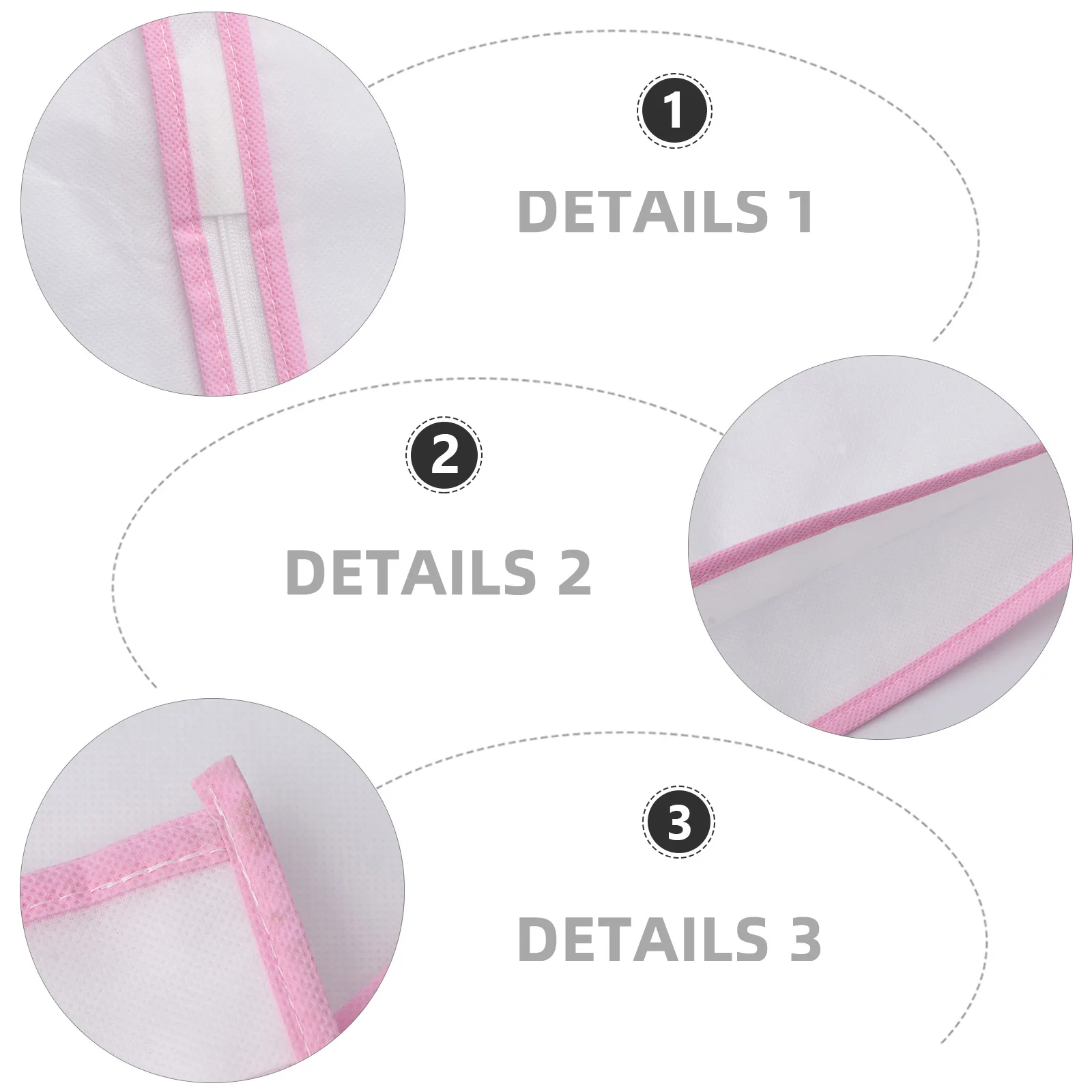 

1Pcs Bridal Dress Storage Bag Dustproof Nonwoven Wedding Gown Garment Cover Wrinkle Resistant Travel Protective Bag