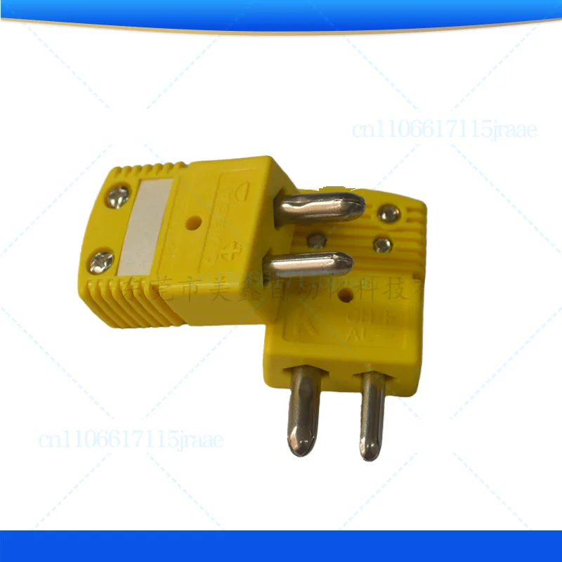 thermocouple large plug socket K type yellow plug OST-K-M temperature measuring connector high temperature resistance