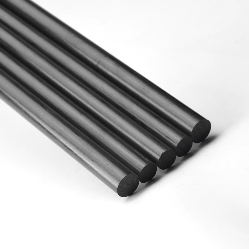 4PCS Carbon Fiber Bar Pole OD 1mm 3mm 5mm 7mm 9mm 10mm Length 500mm Carbon Fiber Rods For RC