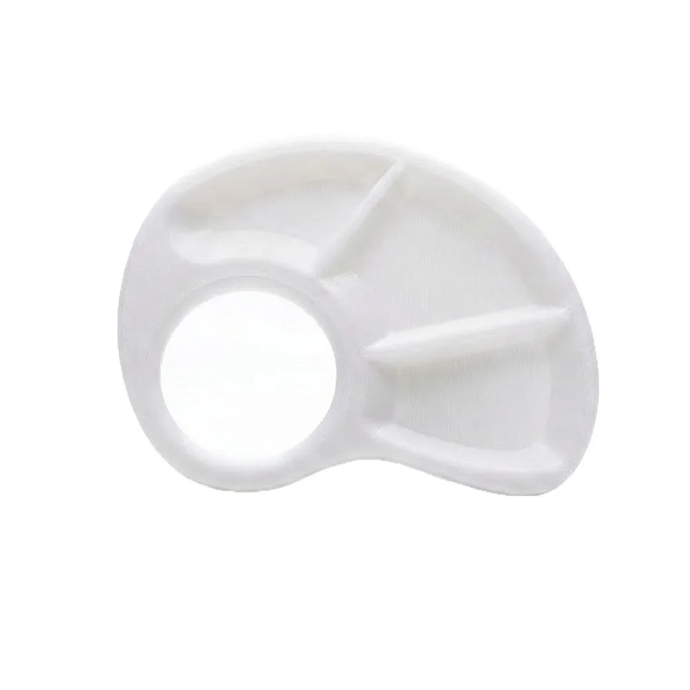 Mini 3D Printed Thumb Paint Palette Portable Lightweight Color Palette Easy Clean Art Palette Acrylic