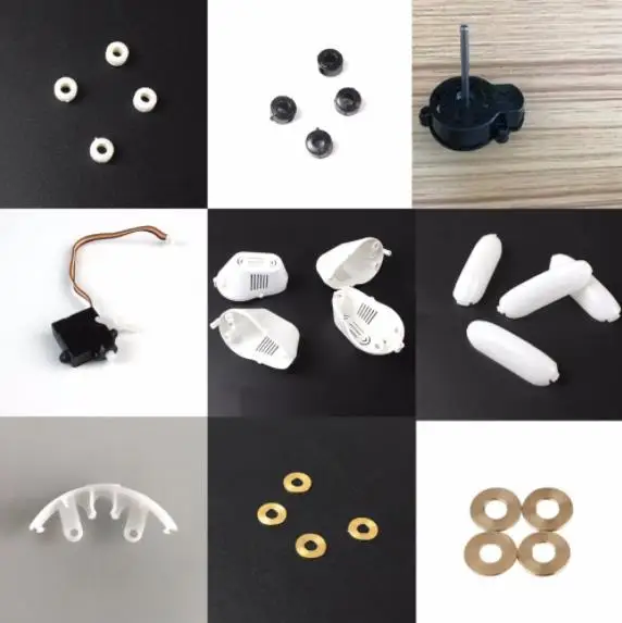 SJ/RC SJRC S70 S70W RC Quadcopter Spare Parts Blade Plastic Parts Gasket Motor Cover Lampshade Camera Servo Motor Seat