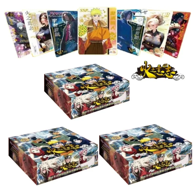 Colección Deluxe Original de Naruto Vol.22 La Voluntad del Fuego, Edición Limitada SSP, Tarjetas Flash, Tarjetas Periféricas de Anime, Regalos para Niños