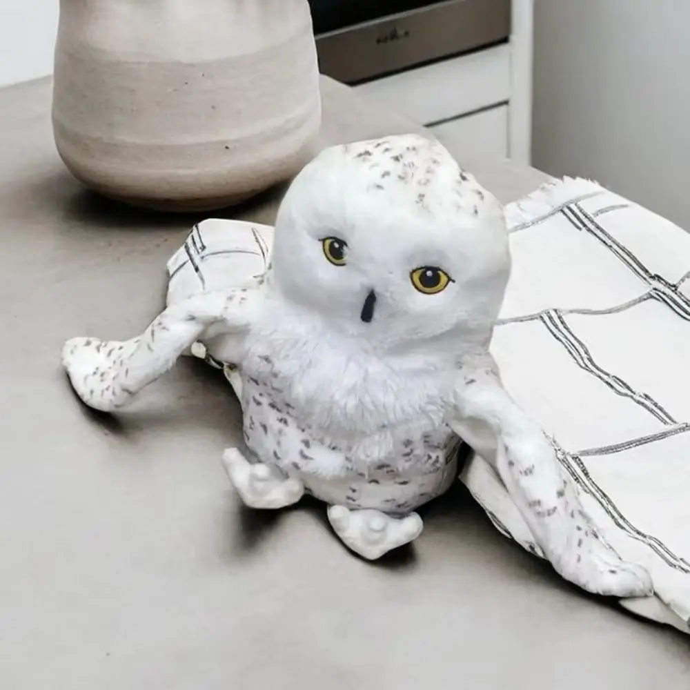 Animais brinquedos simulado coruja mão fantoche mão dedo educacional história fantoche dos desenhos animados kawaii bonecas recheado coruja pai-filho