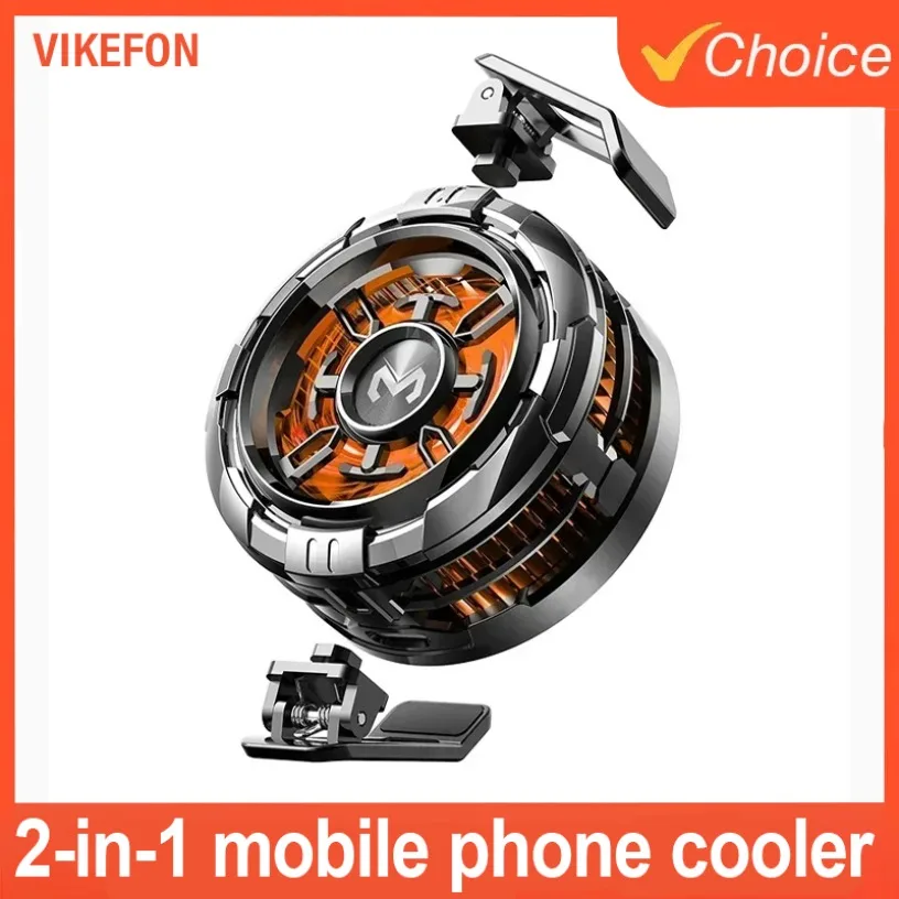 

Кулер для мобильного телефона 2 в 1, 15 Вт, сильное охлаждение, полупроводниковый радиатор FS03, магнитный и вращающийся зажим, 7 цветов освещения