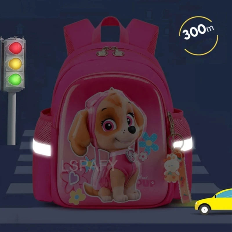 PAW PATROL Baby Boys Girls Backpack Anime Figure Skye Chase Cosplay Kawaii Backpack Kindergarten Children\'s School Bags Mochila