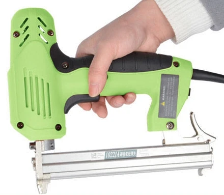 Industrial Machines 2 in 1 Electric Furniture Wood Sofa Woodworking Frame Strong Straight Staple g un Air Steel Nailer g un Nail