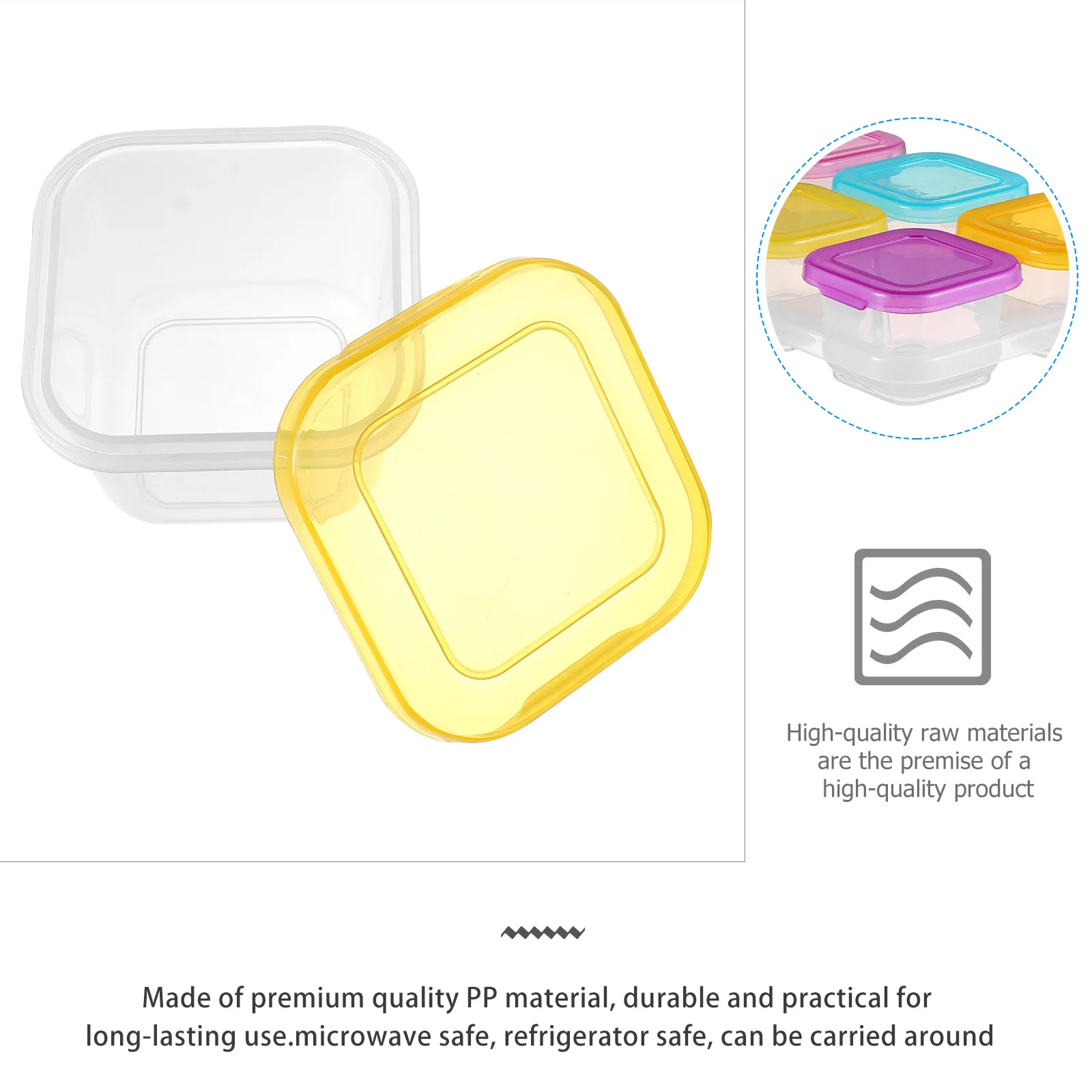 

1 комплект, набор контейнеров для хранения детского питания, материал премиум-класса из полипропилена, небольшой легкий холодильник для микроволновой печи, безопасный ящик для детского питания для молока