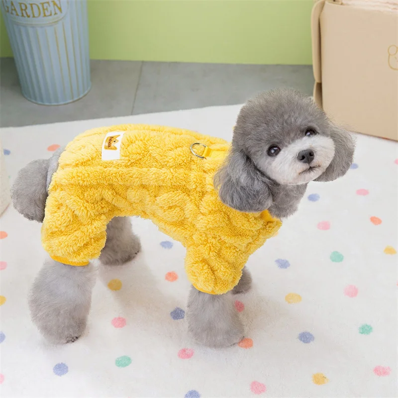 

Dog Jumpsuit Winter Small Dog Clothes Rompers Yorkie Poodle Chihuahua Shih Tzu Schnauzer Pomeranian Pet Clothing Dog Costume