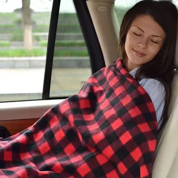 12V Car Electric Heated Blanket Mat For Cold Weather Winter Warm Travel Electric Heated Blanket Mattress For Car Trucks RV Campe 8