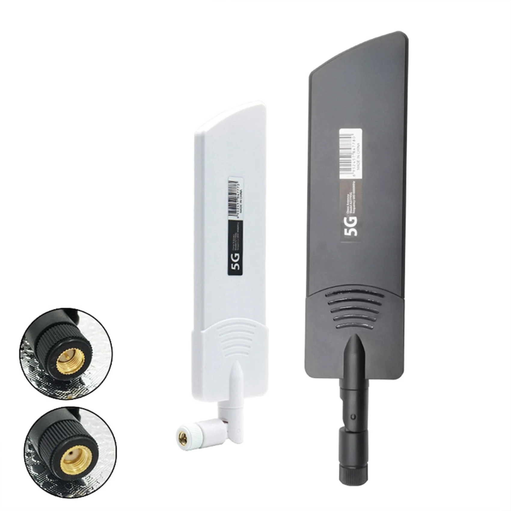 A52T600-6000Mhz Flexible Fold Wireless Router 2G 3G GSM GPRS 4G 5G High Gain 40 DBi LTE Signal Booster WIFI Antenna Black A