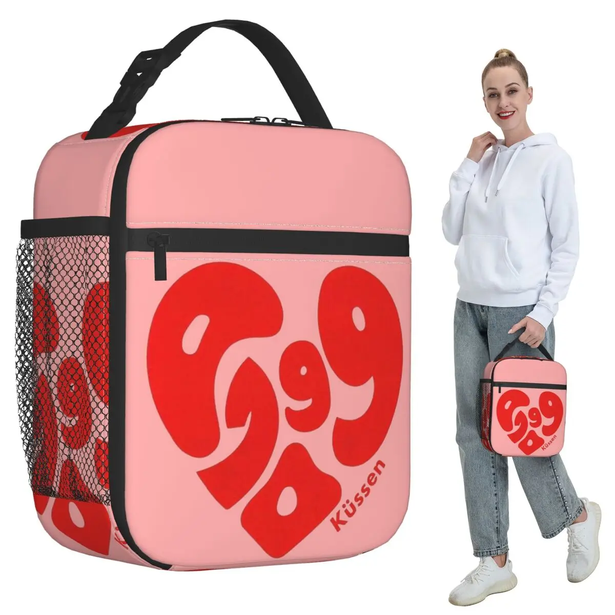 01099 Insulated Lunch Bag for Kids School Cooler Thermal Food Box Tote Leakproof Lunch Boxes Container