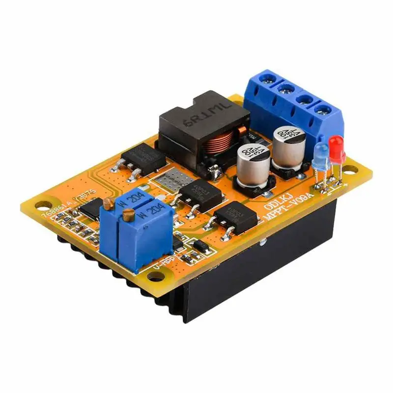 B69C 1 Piece 6A MPPT Solar Charge Controller DC8-30V 300Khz Battery Charging Module Yellow