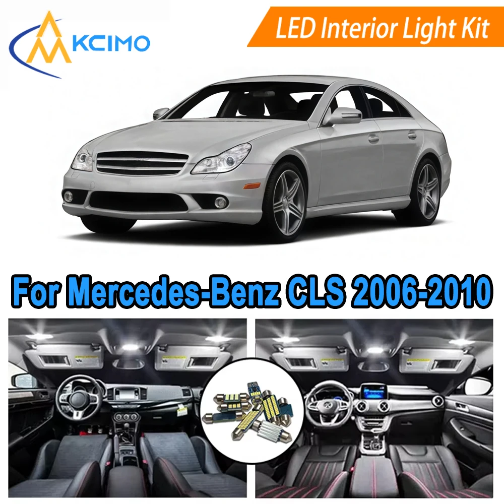

Premium LED Interior Bulb Lights For Renault Mercedes-Benz CLS-class W219 C219 Coupe 2006-2010 Easy Plug & Play Installation