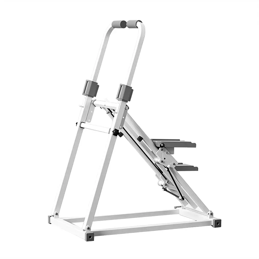 Foldable Stair Stepper Machine with Handles – Adjustable Height Stepper for Home Workout, Cardio Exercise Equipment