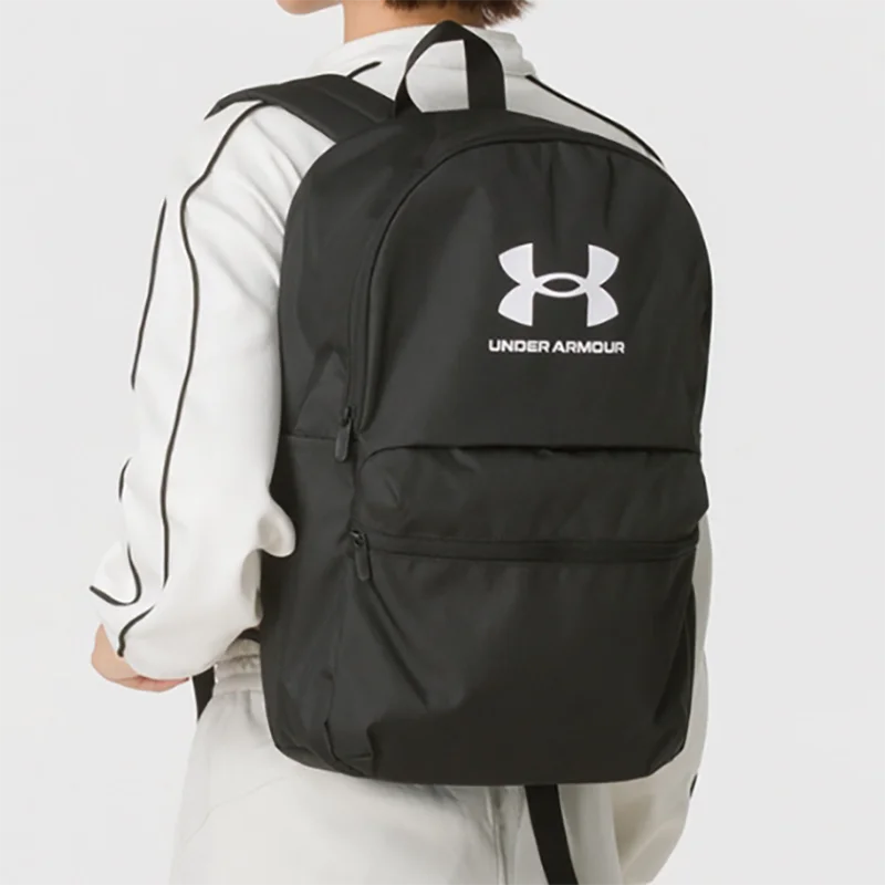Under Armour Medium Backpack 1380476-001 Laptop Backpack With Side Water Bottle Pocket For Daily School Sports