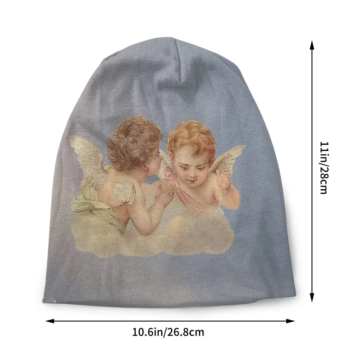 Renaissance Angels Angel In Sky Cherubs Cupid Men Women Beanies Windproof Ski Cap Double Layer Fabric Bonnet Hat