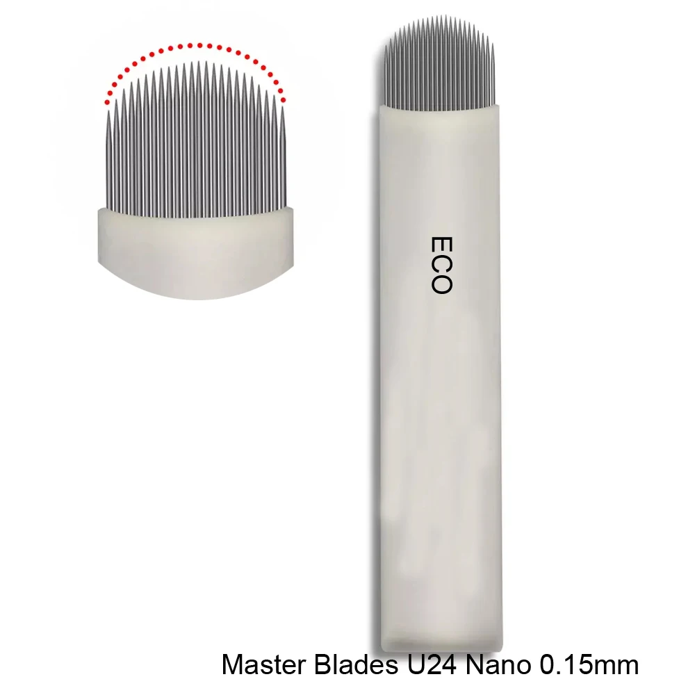 U24 Microblading Naald Master Blades Nano 0,15 mm 50 stuks