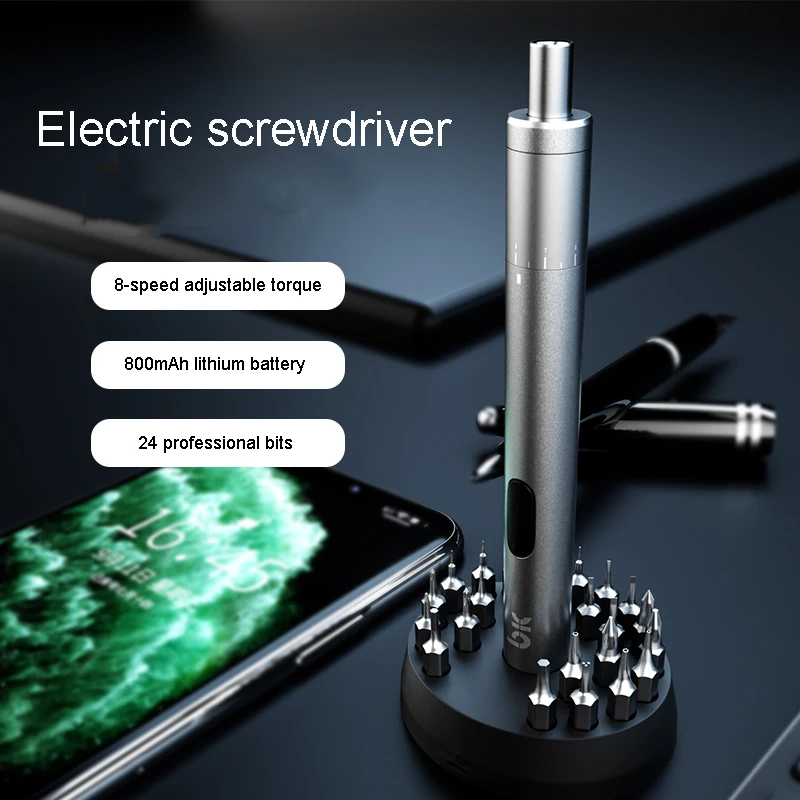 TBK 008 Adjustable Position Electric Charging Screwdriver Set IOS Android Phone Repair Dismantling High Precision Tools