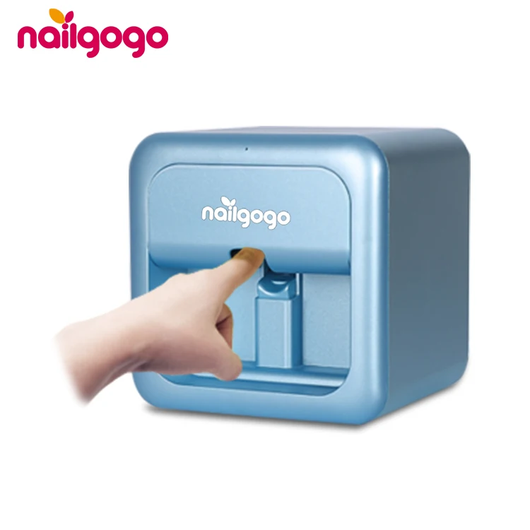 

Nailgogo intelligent portable smart 3d nails printer art painting machine