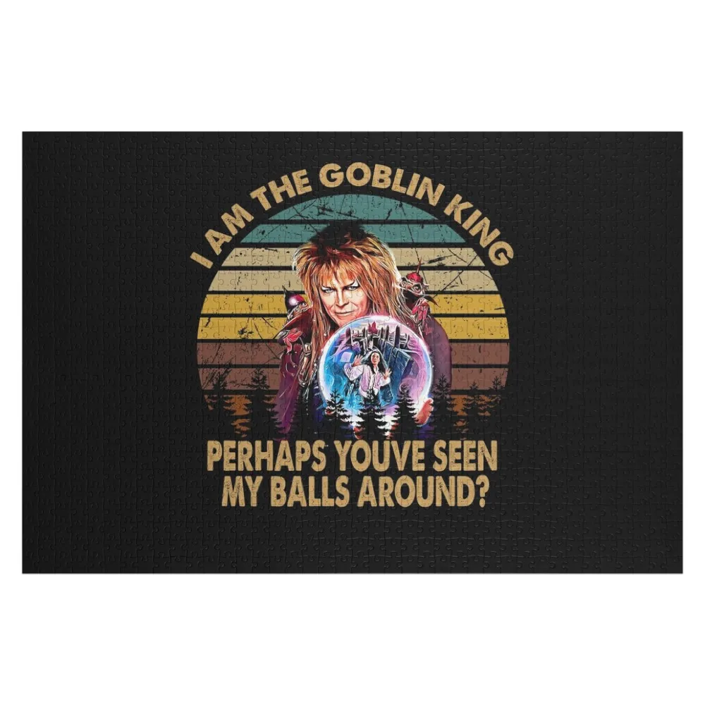 

Пазл «Я — Король Гоблинов» по мотивам фильма «Лабиринт», подарок для фанатов, персонализированный подарок для детей, игрушка-пазл для малышей