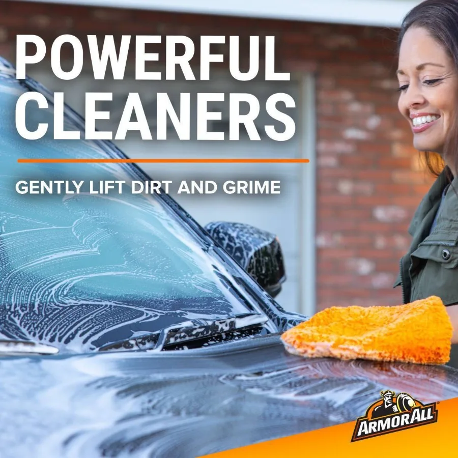 64oz Liquid Automotive Car Wash Soap, Non‑Abrasive Unscented Vehicle Cleaner, Removes Dirt Soil for Auto Exterior Cleaning