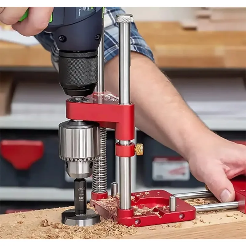 Portable Positioner Drilling Locator Woodpeckers Precision Woodworking Locator Accessories DIY Wood Tools