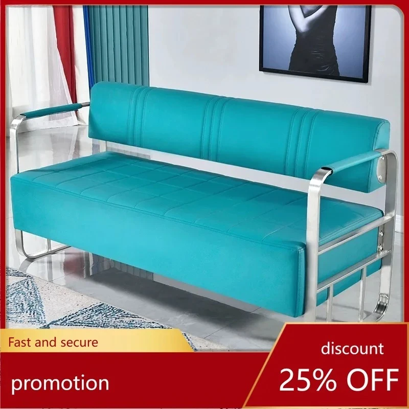 barber shop sofa waiting chair hair salon special hair salon lounge area long sofa chair