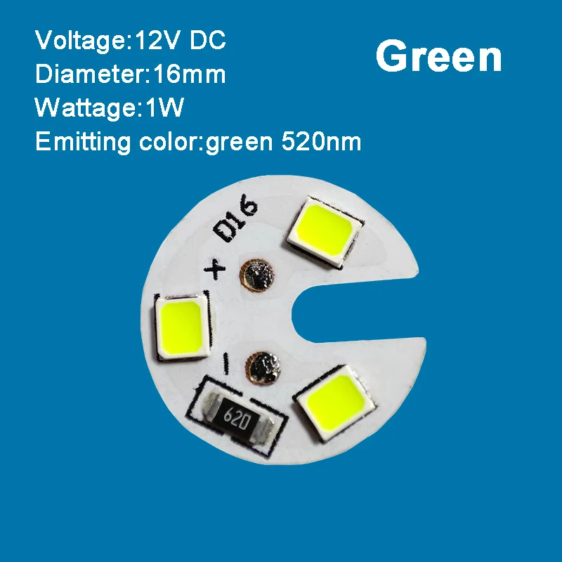 10 sztuk 12V 16mm LED biały ciepły zielony niebieski żółty czerwony 7 kolorów lampa tablicowa źródło światła do lampy ręcznej