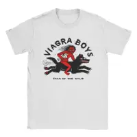 Camiseta divertida de verano Viagra Boys Band Punk Music para hombres y mujeres, camisetas 100% de algodón, ropa de manga corta