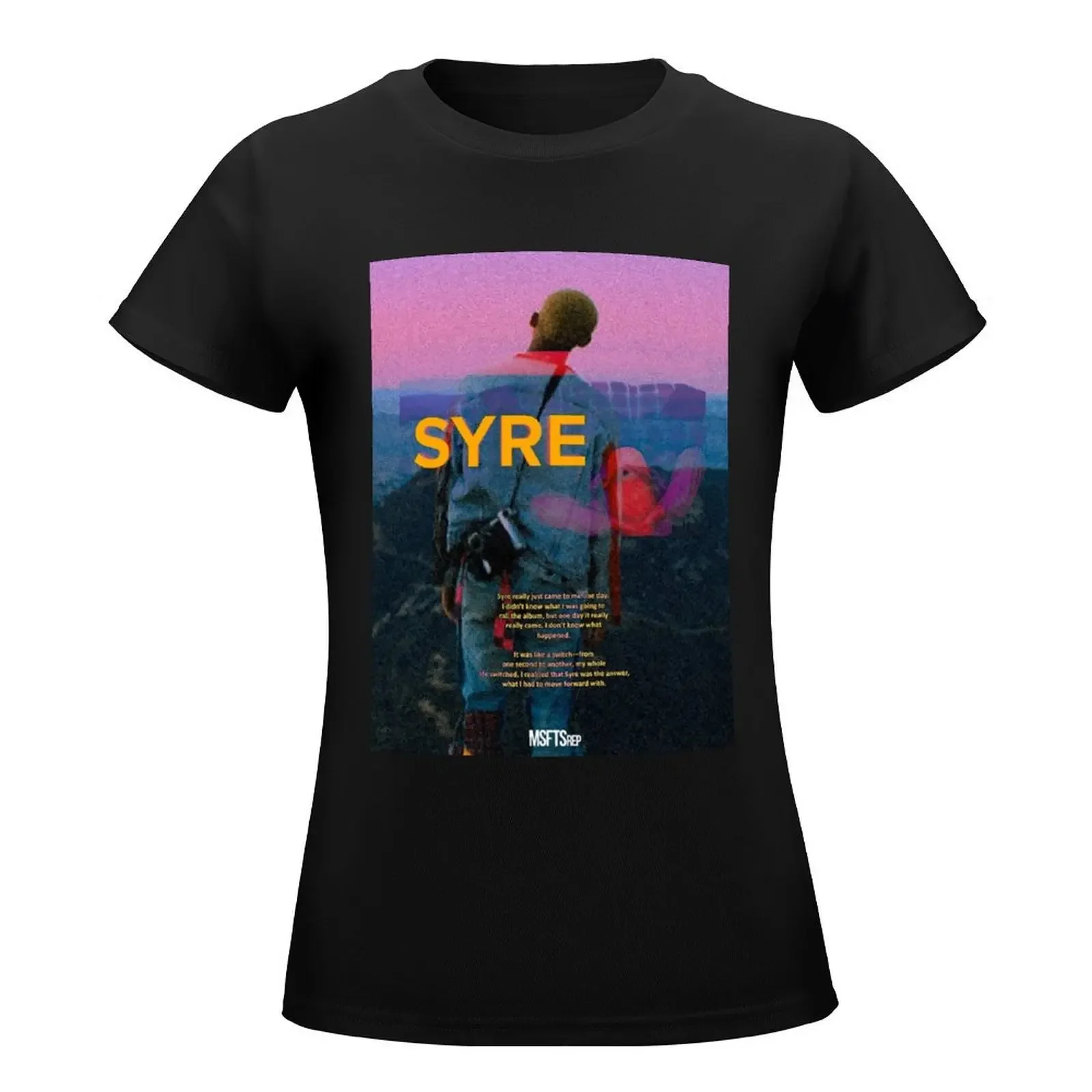 Jaden Smith - SYRE T-Shirt Short sleeve tee tops summer clothes clothes for Women