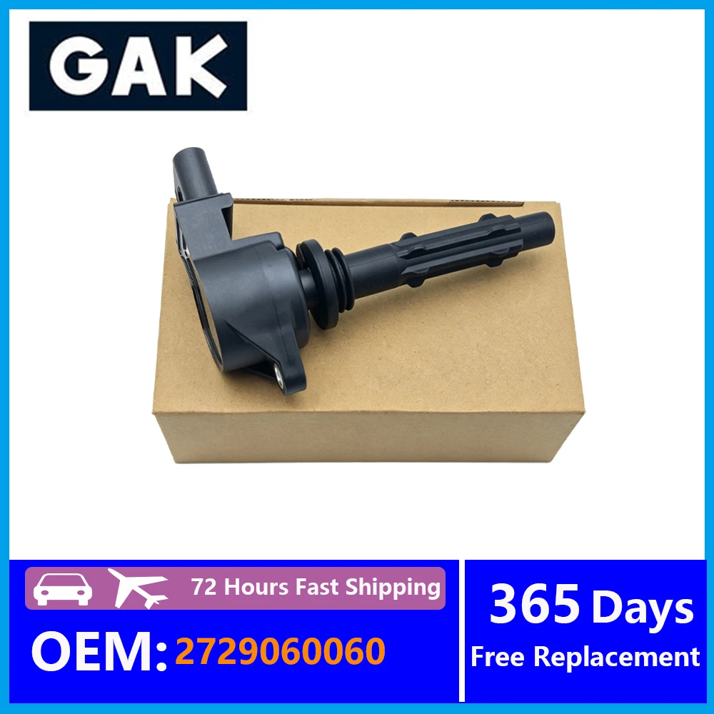 1PCS 2729060060 GAK Ignition Coil Accessories For Benz W203 W204 W211 W212 W221 C300 E300 E350 S350 S500 Replacement Parts