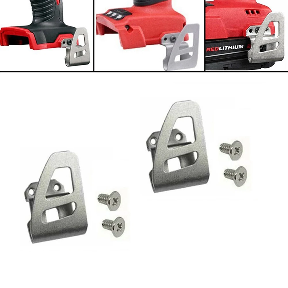 

Screws Belt Clip Hooks Parts Power Tool Silver Sturdy 7pcs/set Kit for Drills Wrenches Practical Brand New