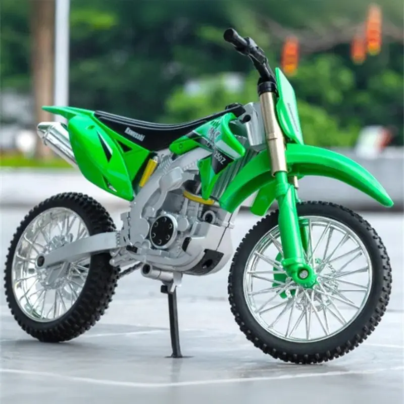 

1:10 KX450 Alloy Sports Motorcycle Model Diecast Metal Street Road Crosscountry Racing Motorcycle Model Simulation Kids Toy Gift