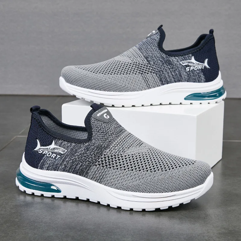 Men's Casual Sneakers Summer Shoes 2026 New Lazy Shoes Breathable Mesh Casual Sports Shoes Man Comfortable Cheap Shoes