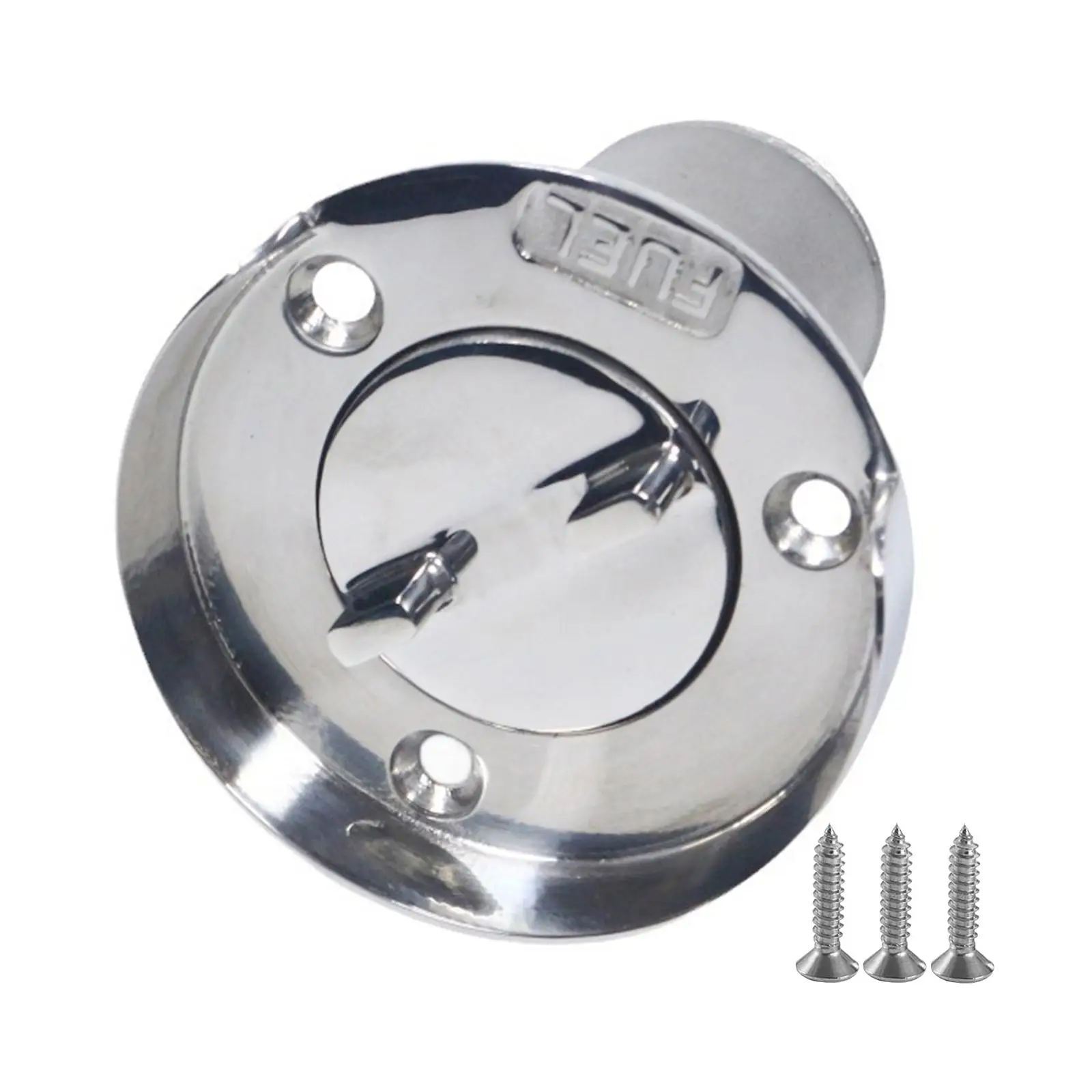 Generic Boat Deck Fuel Filler Cap with Screws Easy Installation 1.5 inch 38mm