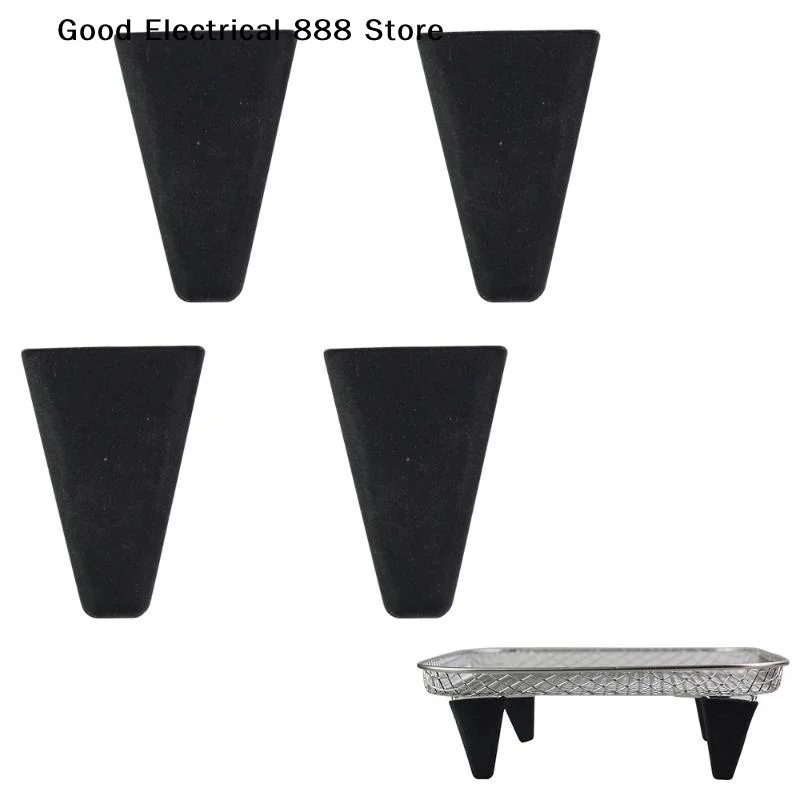 【GE】4/6/8Pcs Dewatering Rack Buffer Pad Air Fryer Silicone Feet Steam Protector Dehydrator Racks Tabs Silica Gel Tray Bumpers
