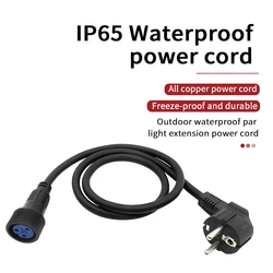 DMX Signal Cable And Power Switching Line Adapter IP65 Waterproof  3Pin DMX Cable Power Conversion Cable For Outdoor Stage Light