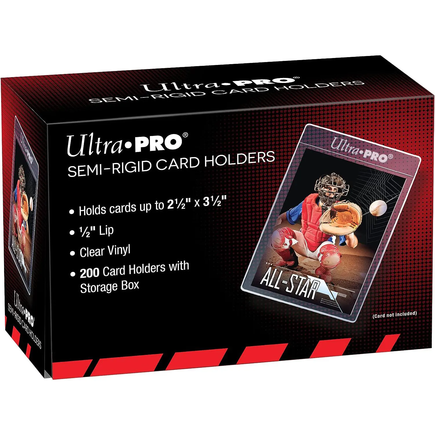 

Полужесткие пластиковые рукава для губ 1/2 дюйма Ultra Pro, карат